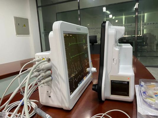 病院のベッドサイドICU 心臓モニター モニタリングパラメータのためのECG