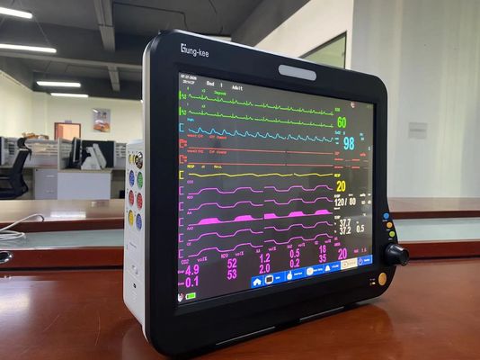 15インチTFT LCDスクリーンICUの心臓モニター、SPO2多変数忍耐強いモニター