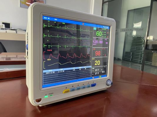 ECG SPO2 NIBP および温度測定が付いている TFT LCD の医学の電子バイタル サイン モニター