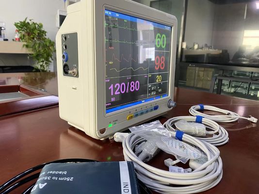 軽量な病院用 ECG SPO2 NIBP 温度測定装置