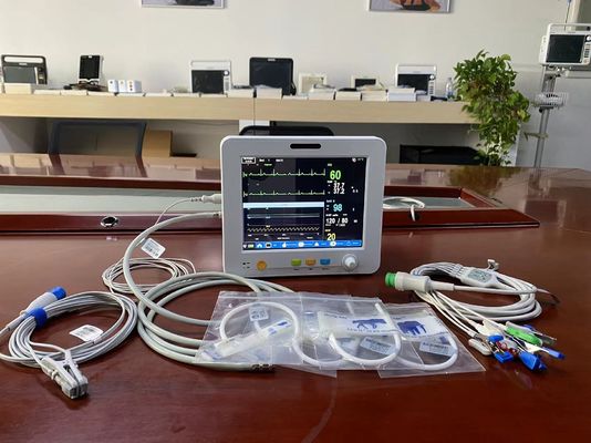 EtCO2 ECG SPO2 NIBPおよび臨時雇用者の測定を用いる携帯用獣医の徴候のモニター