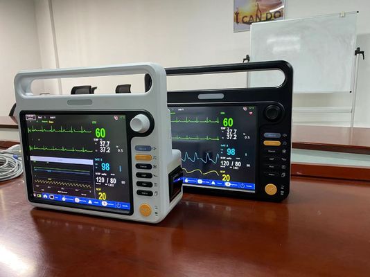 心臓ポータブルマルチパラメータ患者モニター ECG SPO2 NIBPテンプスタンダード