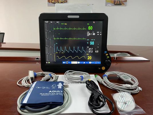 モジュラルのICU心臓モニター 多言語でECG NIBP SPO2標準