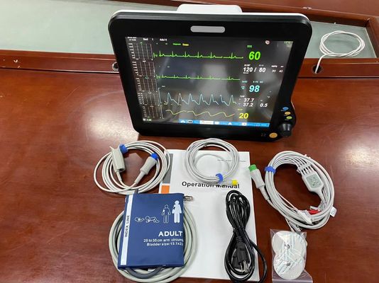 マルチパラメータICU心臓モニター 15インチディスプレイの病院生命機器