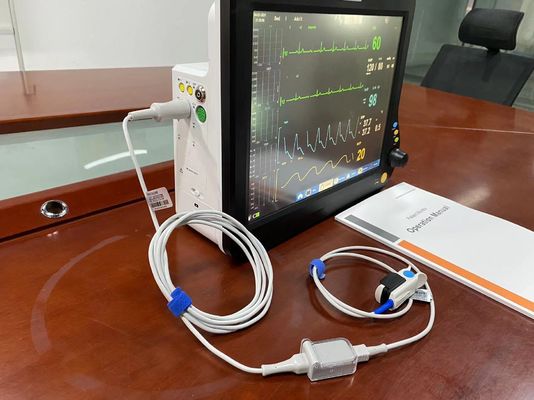 15インチ 新生児心臓モニター Etco2付き 携帯マルチパラモニター
