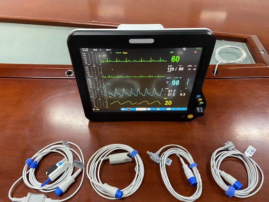 病院の緊急患者モニター機 ECG NIBP SPO2