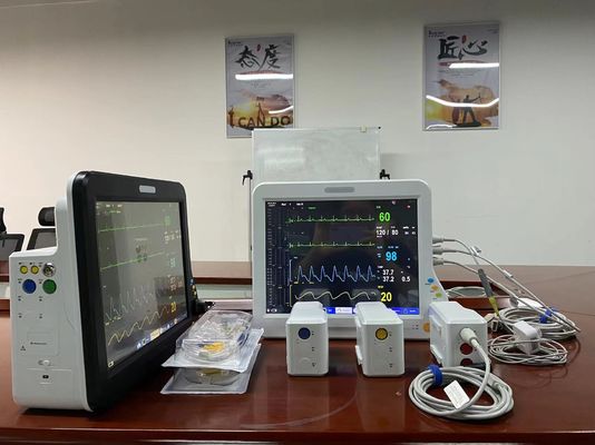 ICU 心臓 モジュラルの患者モニター ポータブル マルチパラメータ 多言語