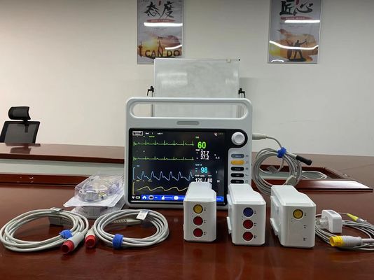 モジュラルの病院患者監視機器 多言語でECG NIBP SPO2