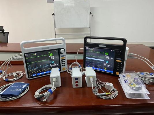ポータブル モジュラルの患者モニター 多言語タッチスクリーン
