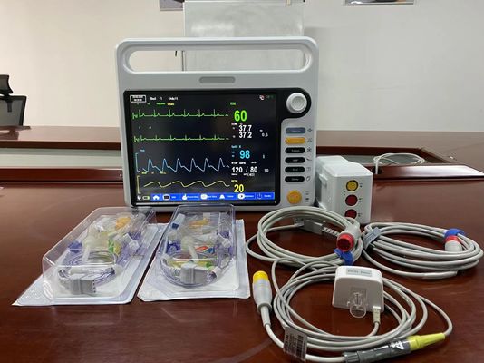 病院の電子生命体モニター 12.1 インチ ICU 心臓モニタリング