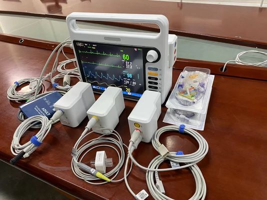 モジュラルの病院患者監視機器 多言語でECG NIBP SPO2