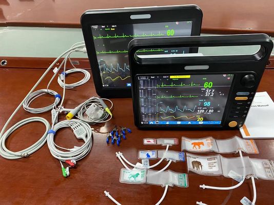 扇風機のない獣医用多パラメーターモニター 病院緊急用