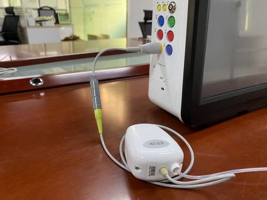 白いプラスチック側流CO2モジュール 終潮CO2監視