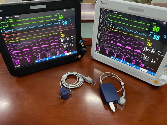 ECGの多変数忍耐強いモニター、SPO2モジュラー忍耐強いモニター