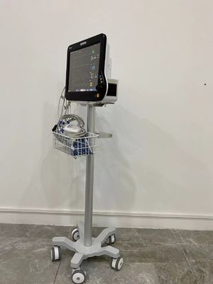 新生児3つのインチの無声車輪の医学のモニターのトロリー航空アルミニウムMatieral