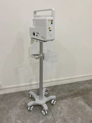 獣医の航空3インチの無声車輪が付いているアルミニウムMatieralの忍耐強いモニターのトロリー