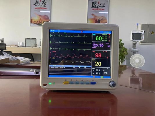 ECG SPO2 NIBP および温度測定が付いている TFT LCD の医学の電子バイタル サイン モニター