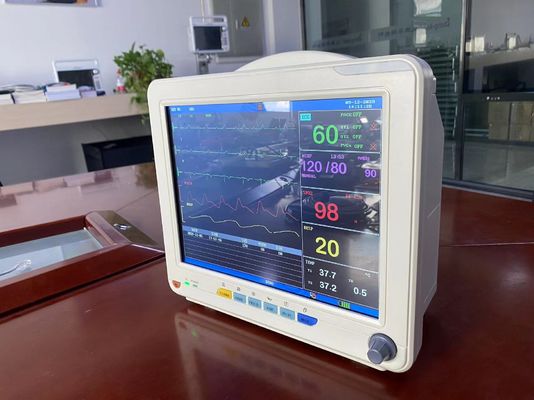 ECG SPO2 NIBP および温度測定が付いている TFT LCD の医学の電子バイタル サイン モニター