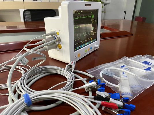 8.4インチTFT LCDのEtCO2 ECG SPO2 NIBPの臨時雇用者が付いている獣医の多パラメータ モニタ