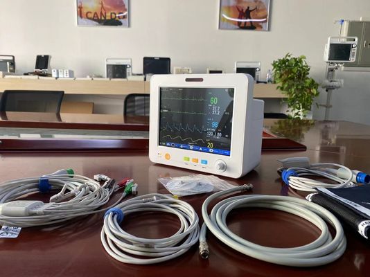 8.4インチ TFT LCDスクリーン ポータブル 生命体モニター SPO2 NIBP Temp ECG EtCO2